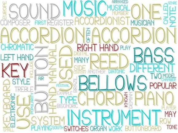 Accordion Wordcloud Background: A Creative Tool for Modern Design Needs