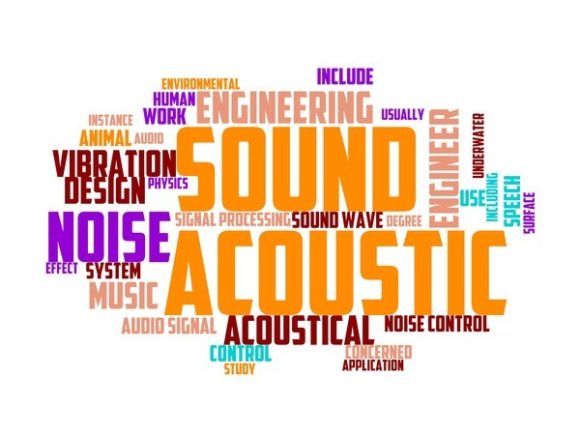 Acoustic Engineer Typography Banner