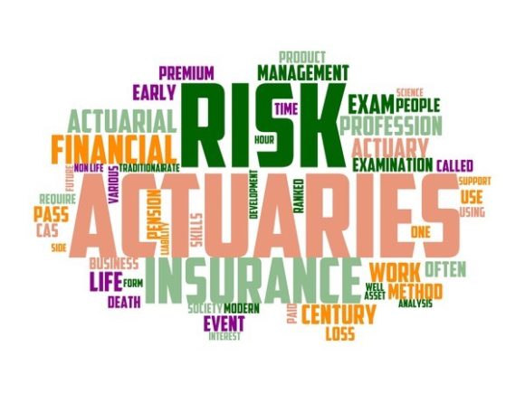 Actuary Typography Tie Dye: A Hand-Drawn Wordcloud for Purposeful Design