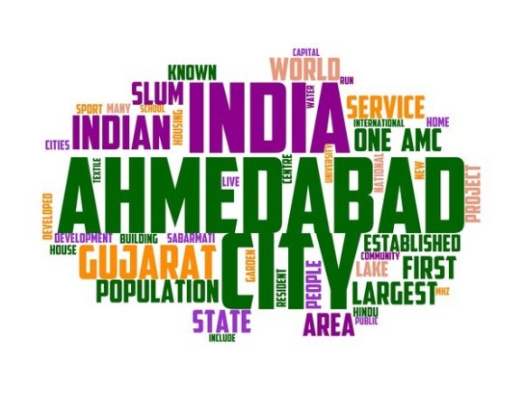 Ahmedabad Typography Wallpaper