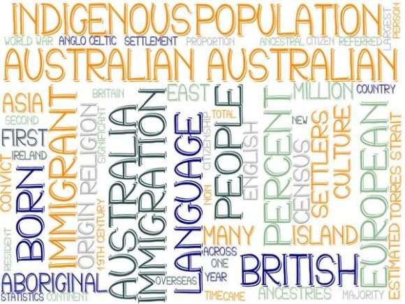 Australian Wordcloud Skinny Tumbler