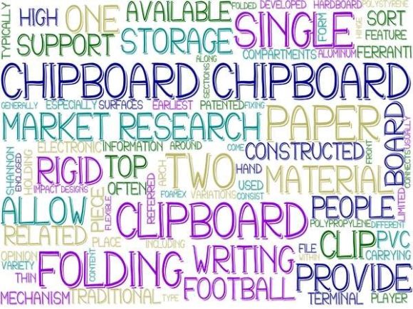 Chipboard Wordcloud Banner