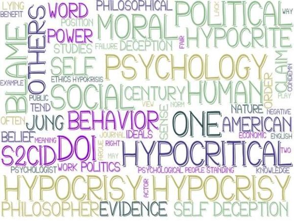 Discover the Power of Hypocrisy Wordcloud Skinny Tumbler