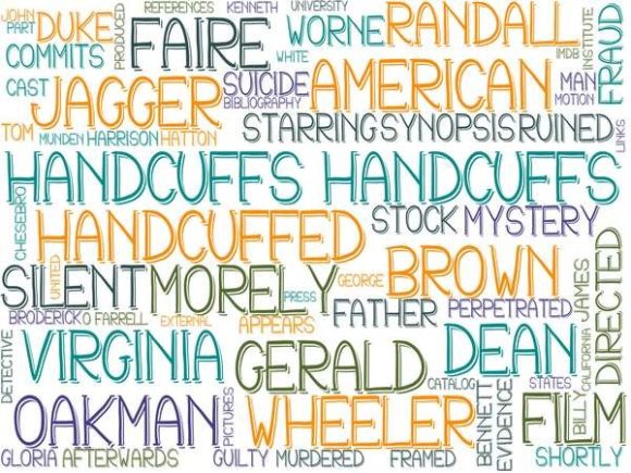 Handcuffs Wordcloud Advertising: A Versatile Design Solution for Modern Marketing