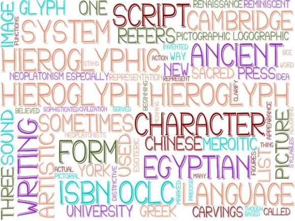 Hieroglyph Wordcloud Tshirt: A Unique Fusion of Art and Wearable Design