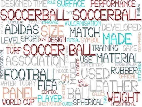 Soccerball Wordcloud Sticker: A Creative Tool for Design and Branding